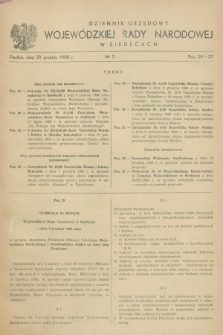 Dziennik Urzędowy Wojewódzkiej Rady Narodowej w Siedlcach. 1980, nr 3 (30 grudnia)