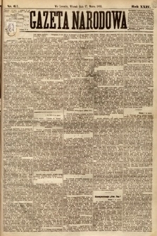 Gazeta Narodowa. 1885, nr 62