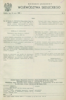 Dziennik Urzędowy Województwa Siedleckiego. 1988, nr 6 (16 maja)