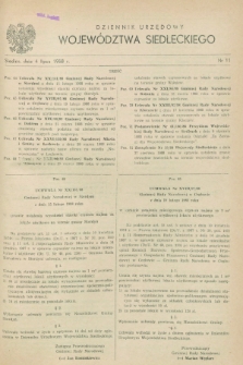 Dziennik Urzędowy Województwa Siedleckiego. 1988, nr 11 (4 lipca)