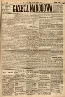 Gazeta Narodowa. 1885, nr 79