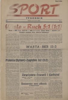 Sport : tygodnik. 1945, nr 2