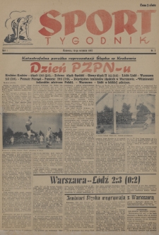 Sport : tygodnik. 1945, nr 7