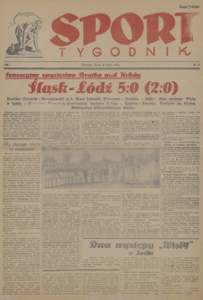 Sport : tygodnik. 1945, nr 9