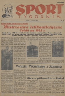 Sport : tygodnik. 1945, nr 10