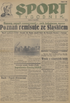 Sport : tygodnik. 1946, nr 27