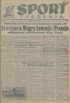 Sport : tygodnik. 1946, nr 37