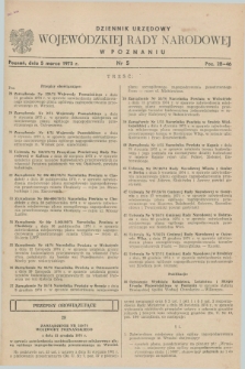 Dziennik Urzędowy Wojewódzkiej Rady Narodowej w Poznaniu. 1975, nr 5 (5 marca)