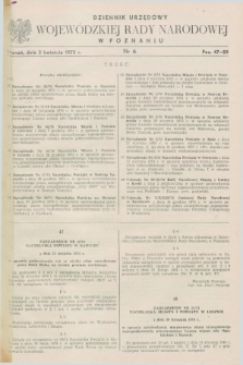Dziennik Urzędowy Wojewódzkiej Rady Narodowej w Poznaniu. 1975, nr 6 (3 kwietnia)