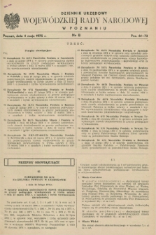 Dziennik Urzędowy Wojewódzkiej Rady Narodowej w Poznaniu. 1975, nr 8 (4 maja)