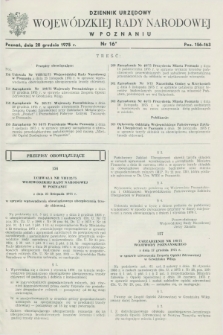Dziennik Urzędowy Wojewódzkiej Rady Narodowej w Poznaniu. 1975, nr 16 (28 grudnia)