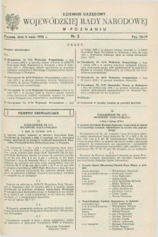 Dziennik Urzędowy Wojewódzkiej Rady Narodowej w Poznaniu. 1976, nr 3 (6 maja)