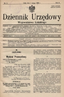 Dziennik Urzędowy Województwa Łódzkiego. 1928, nr 2