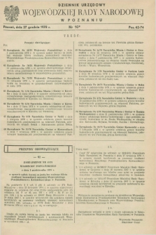 Dziennik Urzędowy Wojewódzkiej Rady Narodowej w Poznaniu. 1978, nr 10 (27 grudnia)