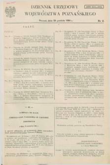 Dziennik Urzędowy Województwa Poznańskiego. 1984, nr 6 (20 grudnia)