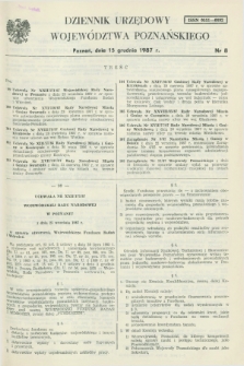 Dziennik Urzędowy Województwa Poznańskiego. 1987, nr 8 (15 grudnia)