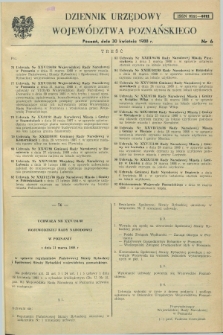 Dziennik Urzędowy Województwa Poznańskiego. 1988, nr 6 (30 kwietnia)