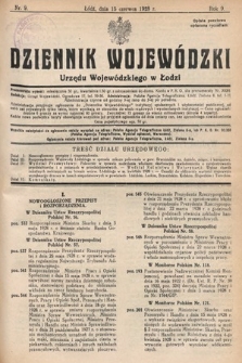 Dziennik Wojewódzki Urzędu Wojewódzkiego w Łodzi. 1928, nr 9