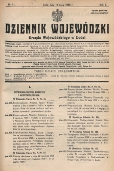 Dziennik Wojewódzki Urzędu Wojewódzkiego w Łodzi. 1928, nr 11