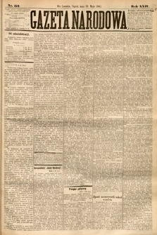 Gazeta Narodowa. 1885, nr 121