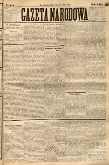 Gazeta Narodowa. 1885, nr 122