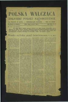 Polska Walcząca - Żołnierz Polski na Obczyźnie = La Pologne en Lutte : hebdomadaire militaire. R.2, nr 5 (10 marca 1940)