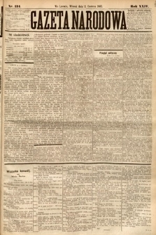 Gazeta Narodowa. 1885, nr 124