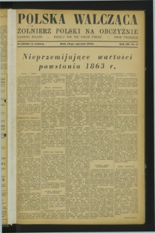 Polska Walcząca - Żołnierz Polski na Obczyźnie = Fighting Poland : weekly for the Polish Forces. R.3, nr 3 (18 stycznia 1941)