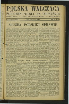 Polska Walcząca - Żołnierz Polski na Obczyźnie = Fighting Poland : weekly for the Polish Forces. R.3, nr 10 (8 marca 1941)