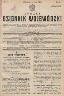 Łódzki Dziennik Wojewódzki. 1928, nr 14