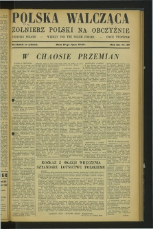 Polska Walcząca - Żołnierz Polski na Obczyźnie = Fighting Poland : weekly for the Polish Forces. R.3, nr 29 (19 lipca 1941)