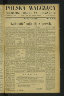 Polska Walcząca - Żołnierz Polski na Obczyźnie = Fighting Poland : weekly for the Polish Forces. R.3, nr 49 (6 grudnia 1941)