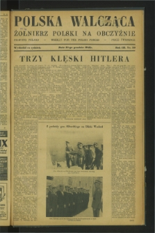 Polska Walcząca - Żołnierz Polski na Obczyźnie = Fighting Poland : weekly for the Polish Forces. R.3, nr 50 (13 grudnia 1941)