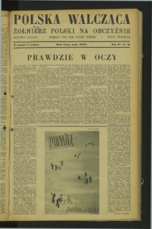 Polska Walcząca - Żołnierz Polski na Obczyźnie = Fighting Poland : weekly for the Polish Forces. R.4, nr 21 (23 maja 1942)