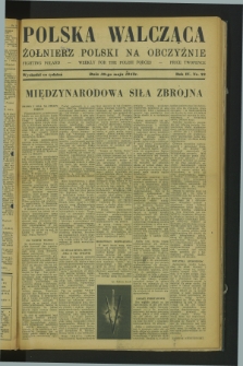 Polska Walcząca - Żołnierz Polski na Obczyźnie = Fighting Poland : weekly for the Polish Forces. R.4, nr 22 (30 maja 1942)
