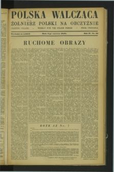 Polska Walcząca - Żołnierz Polski na Obczyźnie = Fighting Poland : weekly for the Polish Forces. R.4, nr 23 (6 czerwca 1942)