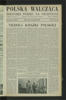 Polska Walcząca - Żołnierz Polski na Obczyźnie = Fighting Poland : weekly for the Polish Forces. R.4, nr 46 (14 listopada 1942)