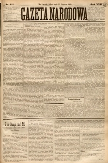 Gazeta Narodowa. 1885, nr 133
