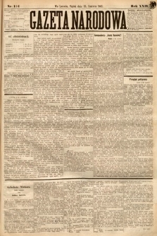 Gazeta Narodowa. 1885, nr 144