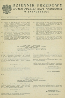 Dziennik Urzędowy Wojewódzkiej Rady Narodowej w Tarnobrzegu. 1982, nr 3 (24 sierpnia)