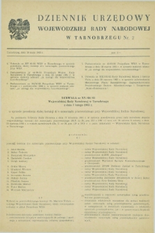 Dziennik Urzędowy Wojewódzkiej Rady Narodowej w Tarnobrzegu. 1983, nr 2 (30 maja)