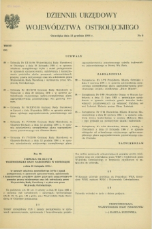 Dziennik Urzędowy Województwa Ostrołęckiego. 1984, nr 8 (13 grudnia)