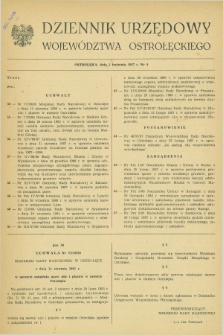 Dziennik Urzędowy Województwa Ostrołęckiego. 1987, nr 4 (1 kwietnia)