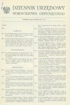 Dziennik Urzędowy Województwa Ostrołęckiego. 1987, nr 12 (28 listopada)