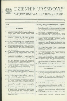 Dziennik Urzędowy Województwa Ostrołęckiego. 1988, nr 6 (2 maja)
