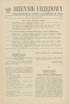 Dziennik Urzędowy Wojewódzkiej Rady Narodowej w Pile. 1978, nr 4 (21 czerwca)