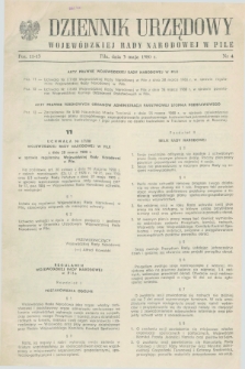 Dziennik Urzędowy Wojewódzkiej Rady Narodowej w Pile. 1980, nr 4 (3 maja)
