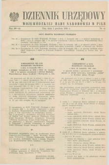 Dziennik Urzędowy Wojewódzkiej Rady Narodowej w Pile. 1981, nr 11 (2 grudnia)