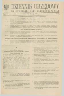 Dziennik Urzędowy Wojewódzkiej Rady Narodowej w Pile. 1983, nr 3 (30 maja)
