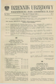 Dziennik Urzędowy Wojewódzkiej Rady Narodowej w Pile. 1983, nr 9 (30 listopada)